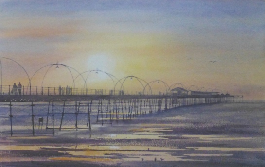Southport Pier in the Evening