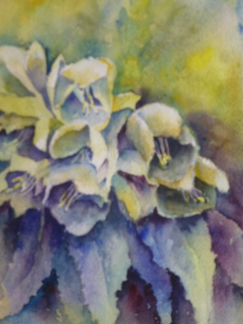 HELLEBORES - WATERCOLOUR PAINTING